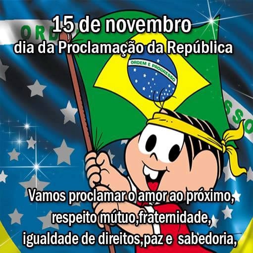 15 de novembro dia da proclamação da republica